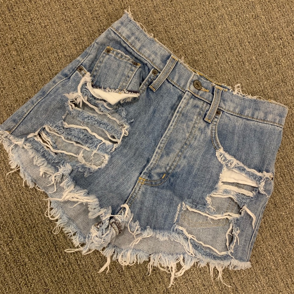 Carmar Distressed Shorts